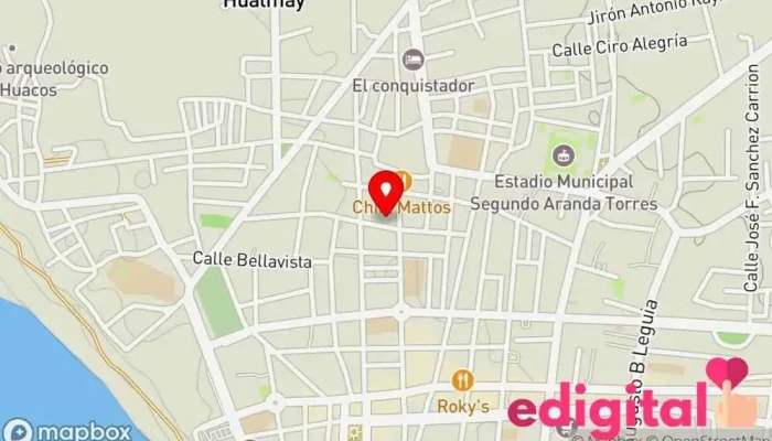 mapa de Botica San Bartolome Farmacia en Huacho