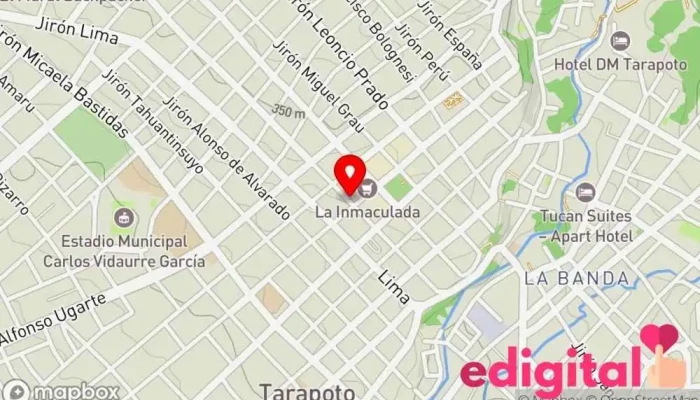 mapa de Botica San Carlos Farmacia en Tarapoto