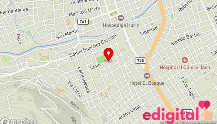mapa de Botica San Clemente Farmacia en Jaén