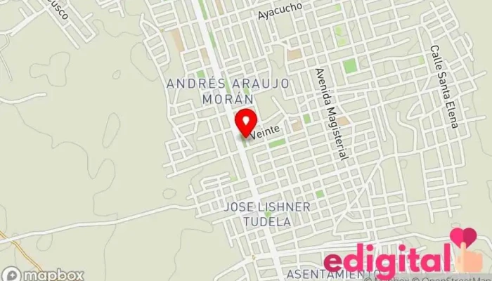 mapa de Botica San Diego Farmacia en Tumbes
