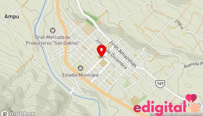 mapa de Botica San Francisco Farmacia en Carhuaz