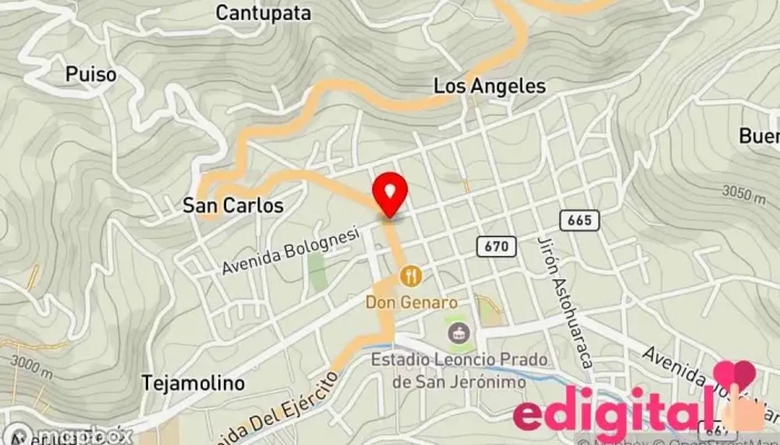 mapa de Botica San Jerónimo Farmacia en Andahuaylas