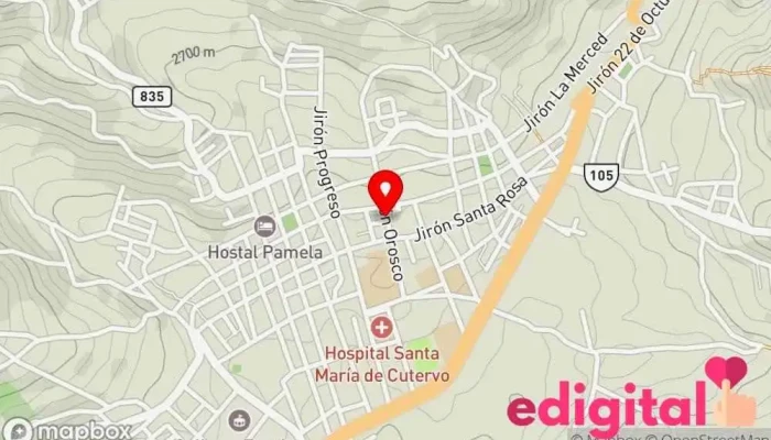 mapa de BOTICA SAN JOAQUIN Farmacia en Cutervo