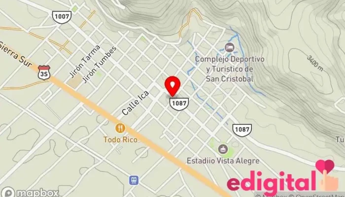 mapa de Botica SAN ROQUE Farmacia en Huancayo