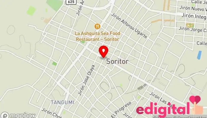 mapa de BOTICA SANOVITAL Farmacia en Soritor