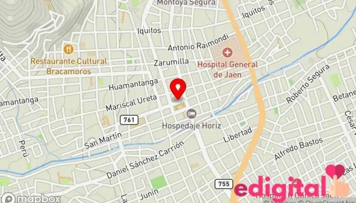 mapa de Botica Santa María Farmacia en Jaén