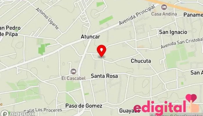 mapa de Botica Santa Rosa Farma Farmacia en Sunampe