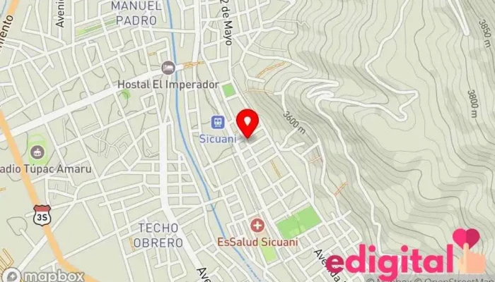 mapa de Botica Santa Rosita Farmacia en Sicuani