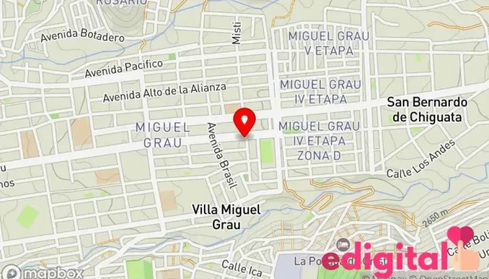 mapa de BOTICA SARELY, AGENTE INTERBANK Farmacia en Paucarpata
