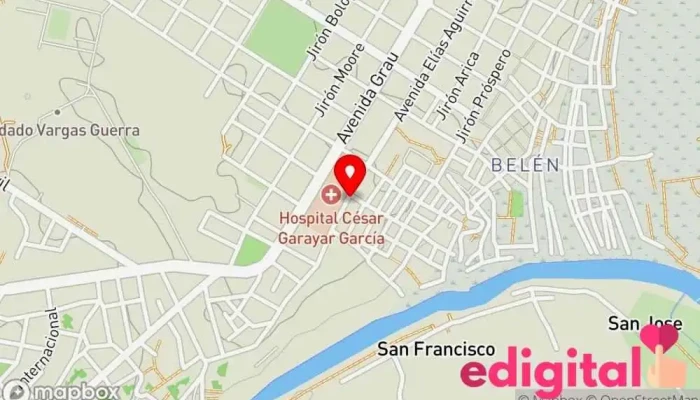 mapa de Botica Señor De Luren Farmacia en Yurimaguas