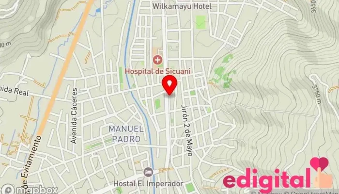 mapa de Botica «Señor Del Huerto» Farmacia en Sicuani