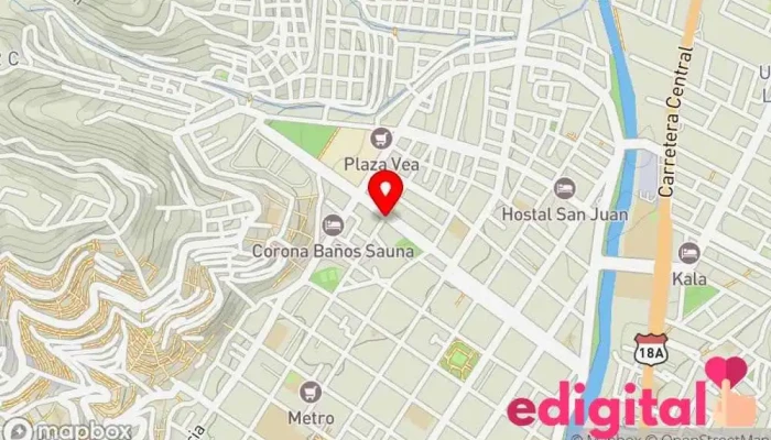 mapa de Botica Siempre Contigo Farmacia en Huánuco