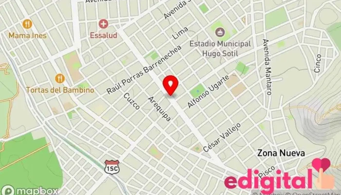 mapa de Botica Similares Farmacia en Ica