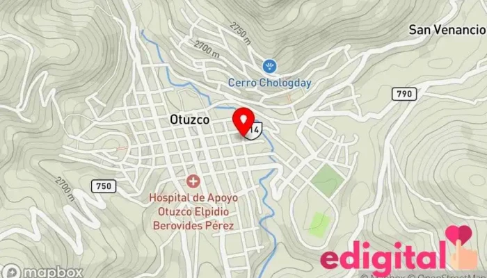 mapa de Botica Sirene Farmacia en Otuzco