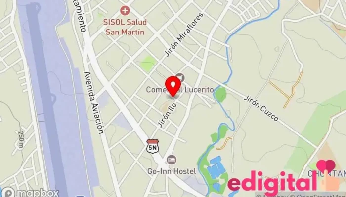 mapa de Botica StarMedic Farmacia en Tarapoto