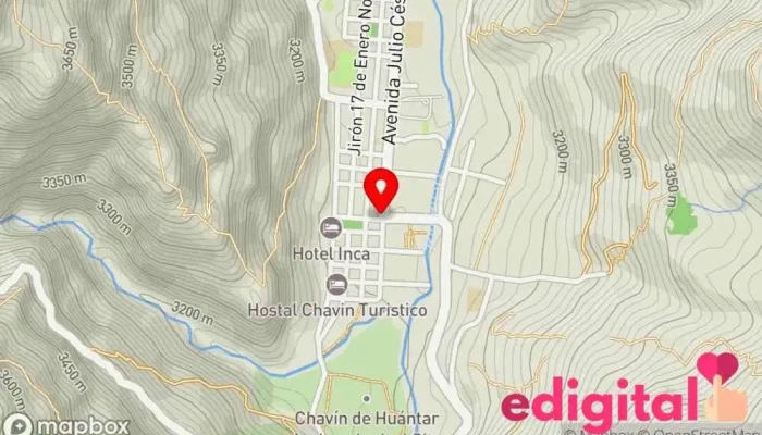 mapa de Botica Tino Farmacia en Chavín de Huantar