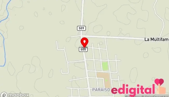 mapa de Botica Tópico AZUMIL Farmacia en Paraíso