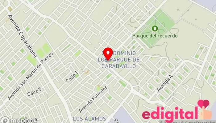 mapa de BOTICA TU FARMA Farmacia en Carabayllo
