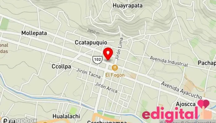 mapa de BOTICA UNIFARMA Farmacia en Talavera