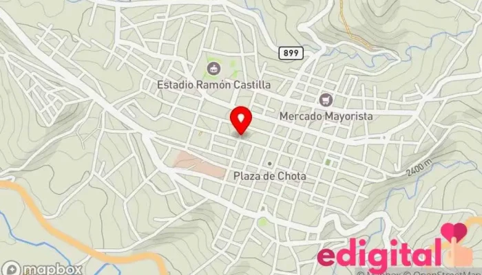 mapa de Botica Unión Farmacia en Chota