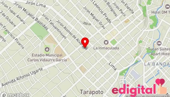 mapa de Botica Universal Farmacia en Tarapoto