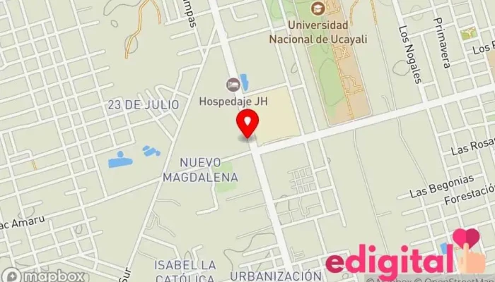 mapa de Botica V & L Farmacia en Pucallpa