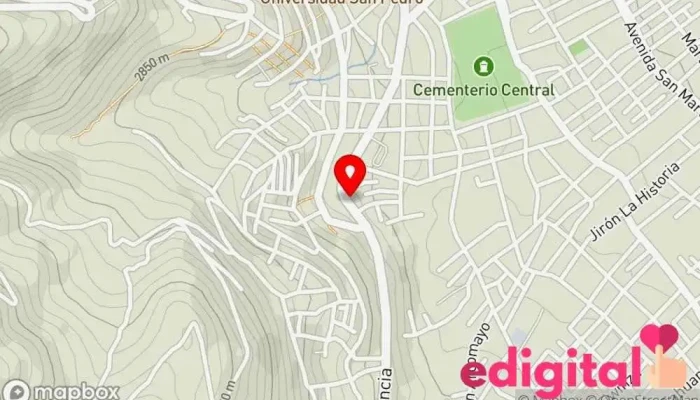 mapa de Botica VACJFARMA Farmacia en Cajamarca