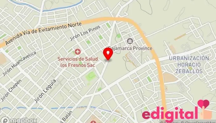 mapa de Botica VicFarma Farmacia en Cajamarca
