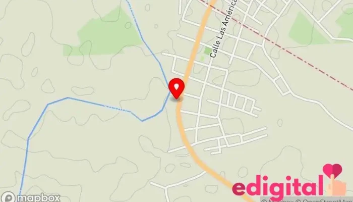 mapa de Botica vida & salud Farmacia en Pampa Hermosa