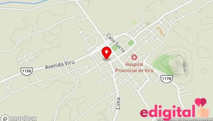 mapa de BOTICA VIFARMA Farmacia en Virú