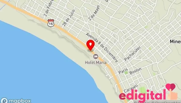 mapa de Botica viña Farmacia en Chala