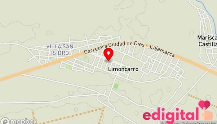 mapa de Botica ´´Virgen de la Puerta ´´ Farmacia en Limoncarro