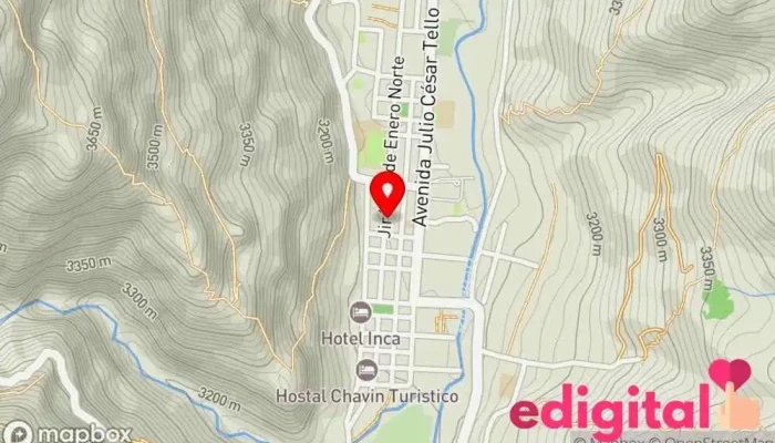 mapa de Botica Virgen del Carmen Farmacia en Jr. 17 de Enero Nte. 411