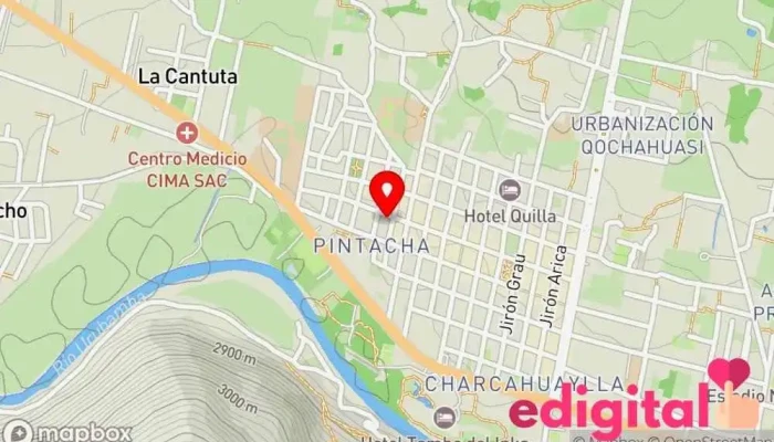 mapa de Botica Virgen Del Carmen Farmacia en Urubamba