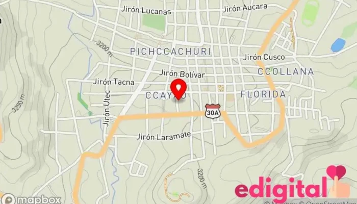 mapa de Botica Virgen del Rosario Puquio Farmacia en Puquío