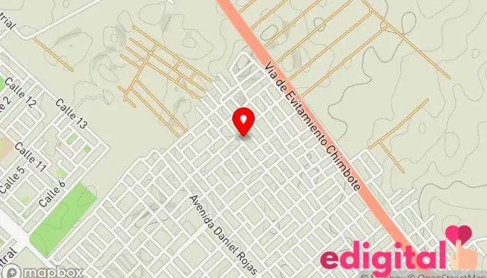 mapa de Botica yanilfarma Farmacia en Nuevo Chimbote