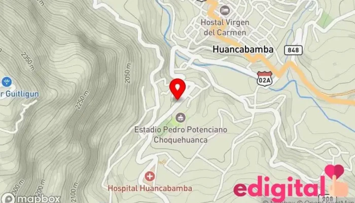 mapa de Botica Yanpharma Farmacia en Huancabamba