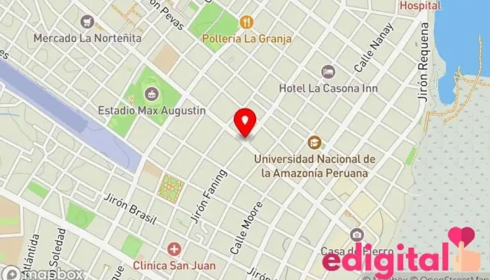 mapa de boticas 24 horas Farmacia en Iquitos