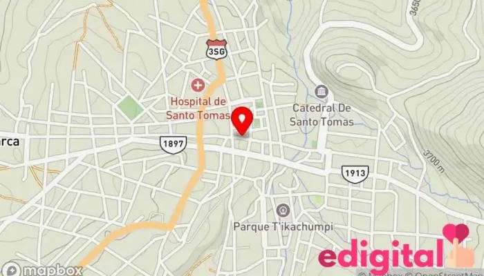 mapa de BOTICAS ADONAY Farmacia en Santo Tomás