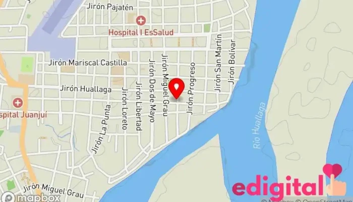 mapa de Boticas Arcangel Farmacia en Juanjuí