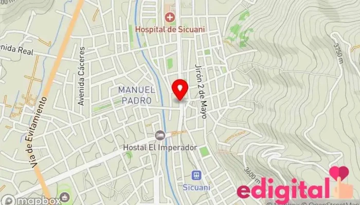 mapa de Boticas Arcangel Farmacia en Sicuani