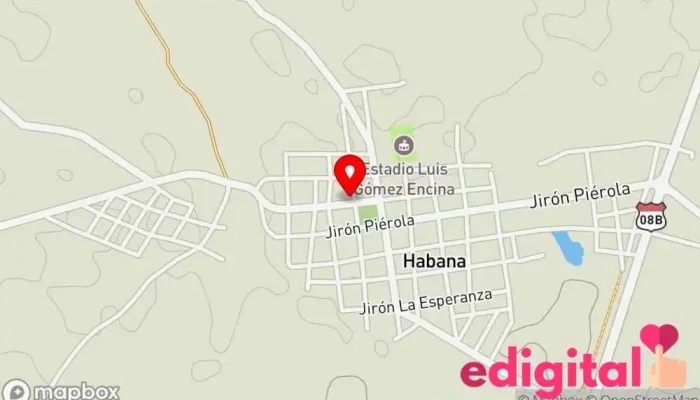 mapa de Boticas cruz azul Farmacia en Moyobamba