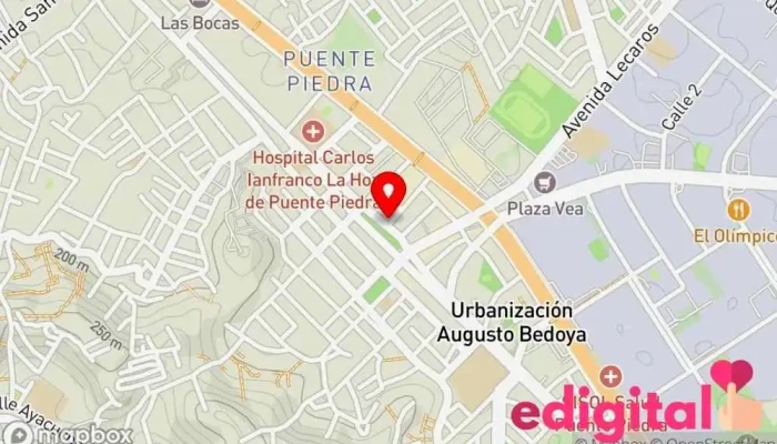 mapa de Boticas Cuba Farma Farmacia en Lima