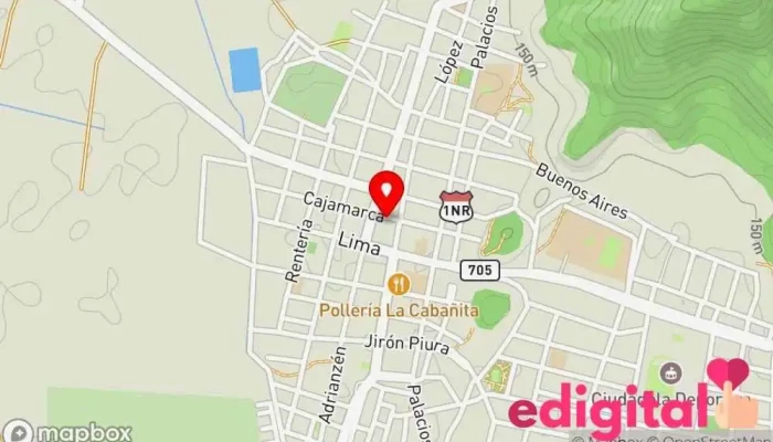 mapa de Boticas Danna Farmacia en Morropón