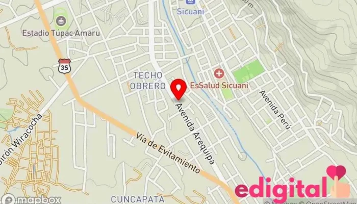 mapa de Boticas De A Sol lll Farmacia en Sicuani