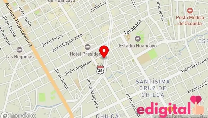 mapa de Boticas Del Pueblo Farmacia en Huancayo