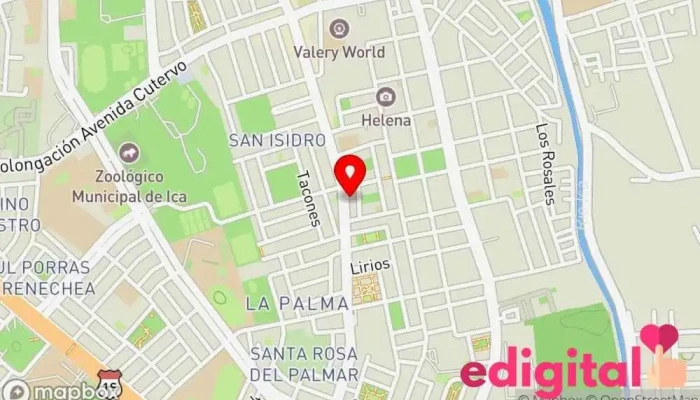mapa de Boticas Efrend Farmacia en Ica