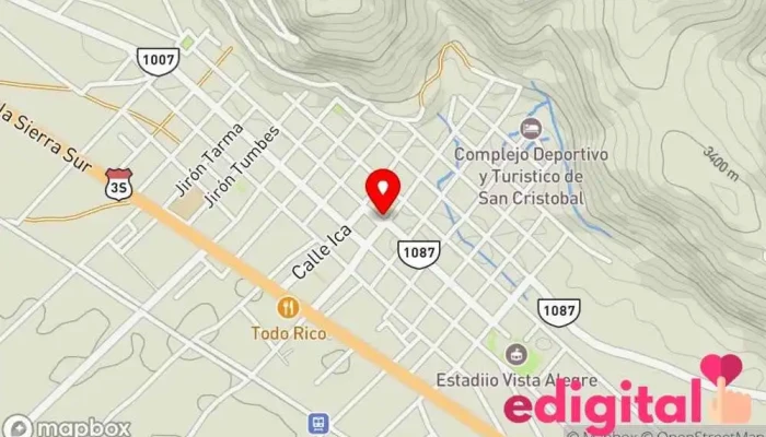 mapa de Boticas Everest Farmacia en Jirón Huancayo 989