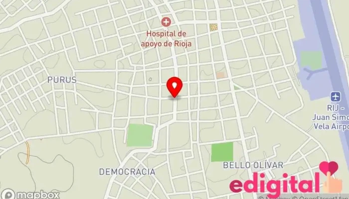 mapa de Boticas Garcia Farmacia en Rioja