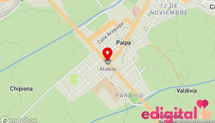 mapa de Boticas Kyrios Farmacia en Palpa